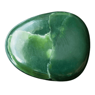 Natural green jade jewelry in sterling silver