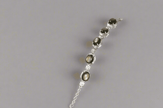 Elegant natural star sapphire bracelet gold plated