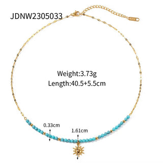 Luxury Sun Pendant Necklace – Dubai Collection