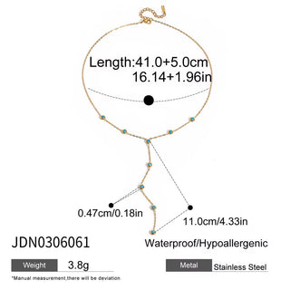 Tarnish-Free Gold Vermeil Lariat Necklace